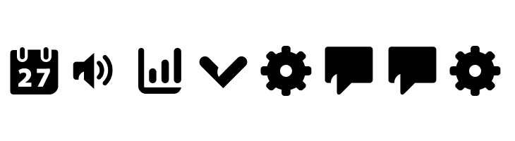 Breezi Icon Set Regular  Free Fonts Download