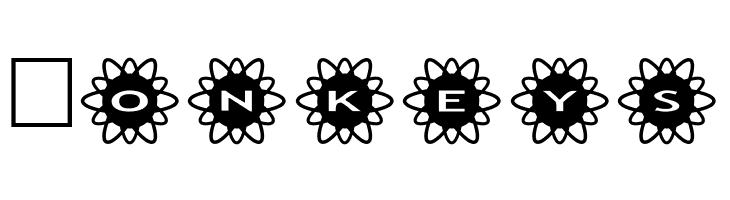 AlphaShapes flowers 2  Free Fonts Download