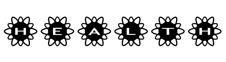 AlphaShapes flowers 2  Free Fonts Download