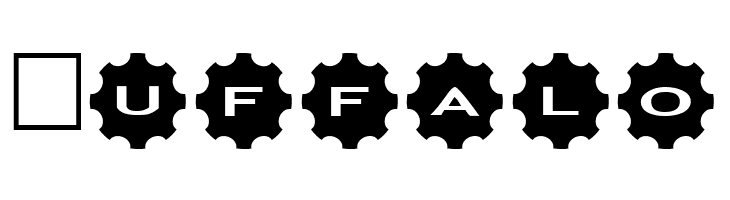 AlphaShapes gears 3  Free Fonts Download