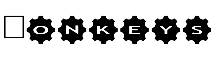 AlphaShapes gears 3  Free Fonts Download