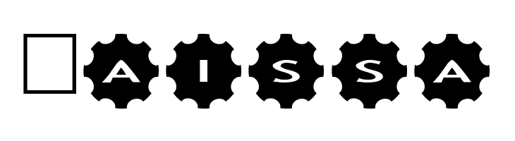 AlphaShapes gears 3  Free Fonts Download
