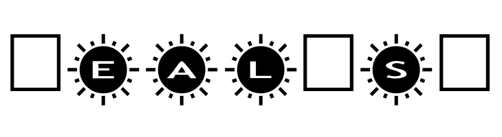 AlphaShapes sunshine 2  Free Fonts Download