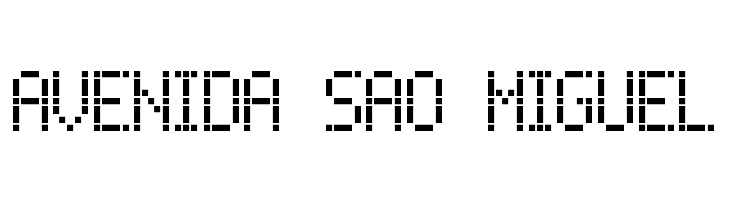 Dash Dot LCD-7  Free Fonts Download