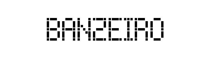 Dash Dot LCD-7  Free Fonts Download