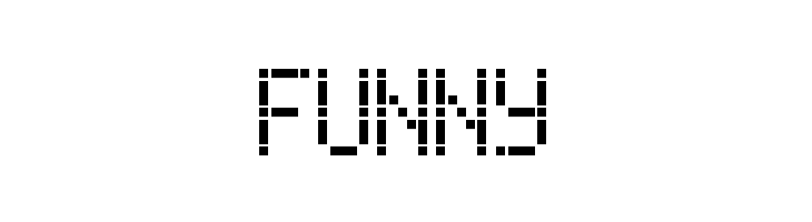 Dash Dot LCD-7  Free Fonts Download