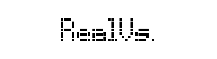 Dash Dot LCD-7  Free Fonts Download