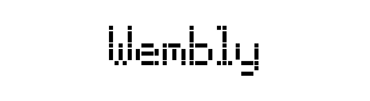 Dash Dot LCD-7  Free Fonts Download