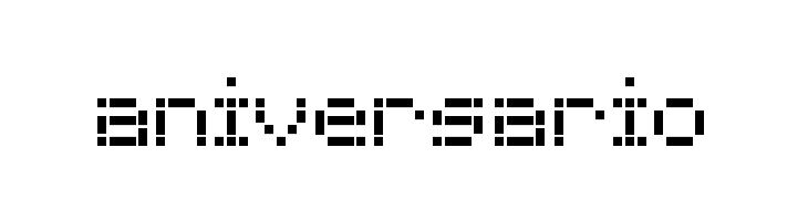 Dash Dot LCD-7  Free Fonts Download