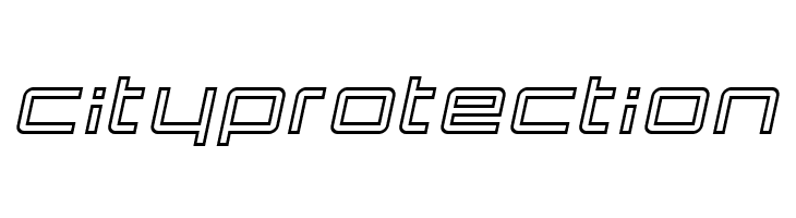 Quark Outline Italic  Free Fonts Download