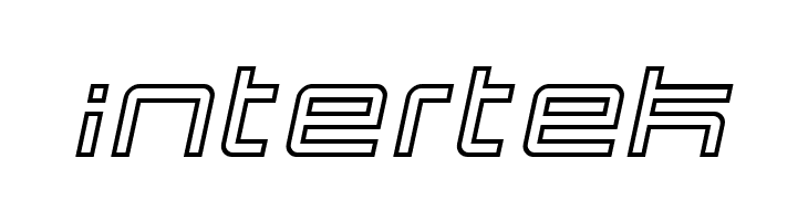 Quark Outline Italic  Free Fonts Download