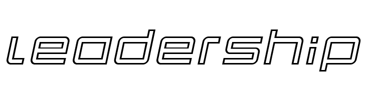 Quark Outline Italic  Free Fonts Download