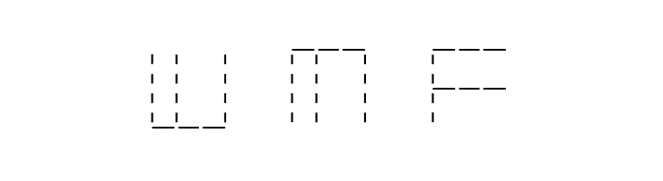 Stash of Dashes  Free Fonts Download