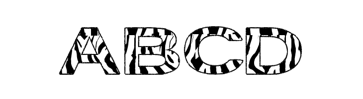 zebra tfb  Free Fonts Download