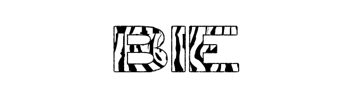 zebra tfb  Free Fonts Download