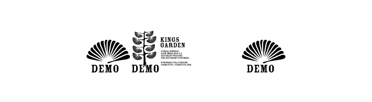 FT Kings Garden DEMO  Free Fonts Download