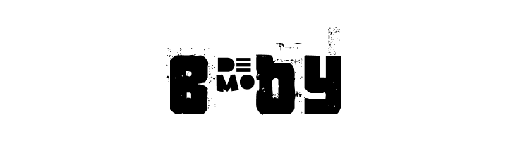 3 theHard way RMX-Regular DEMO  Free Fonts Download