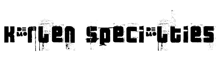 3 theHard way RMX-Regular DEMO  Free Fonts Download