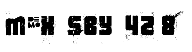 3 theHard way RMX-Regular DEMO  Free Fonts Download