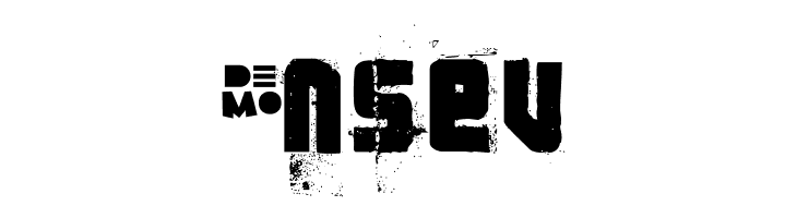 3 theHard way RMX-Regular DEMO  Free Fonts Download