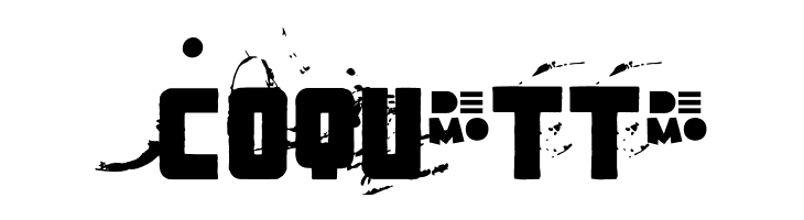 FT3thehardwayRMXmessedDEMO  Free Fonts Download