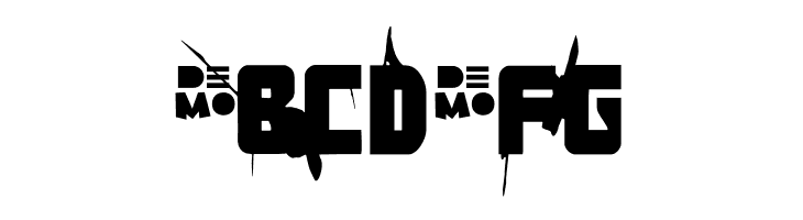 FT3thehardwayRMXwhippedDEMO  Free Fonts Download