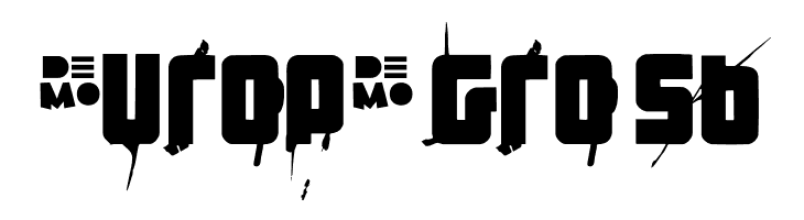 FT3thehardwayRMXwhippedDEMO  Free Fonts Download