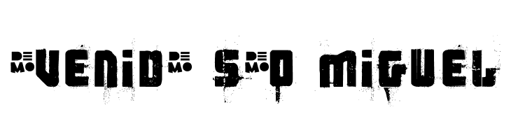 3theHardwayRMX-RegularDEMO  Free Fonts Download