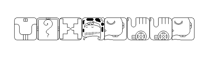 Maya CalendricV1.50  Free Fonts Download