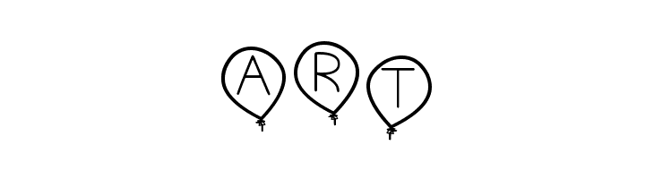 birthday balon tfb  Free Fonts Download