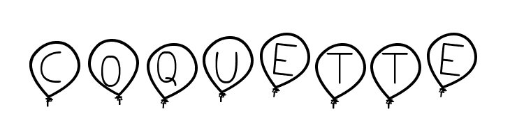 birthday balon tfb  Free Fonts Download