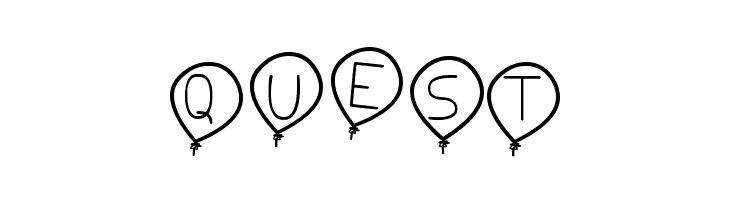 birthday balon tfb  Free Fonts Download