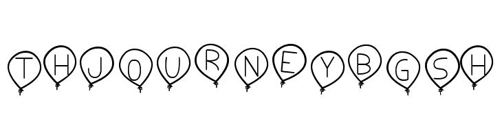 birthday balon tfb  Free Fonts Download