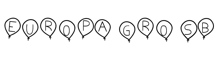 birthday balon tfb  Free Fonts Download