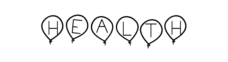 birthday balon tfb  Free Fonts Download