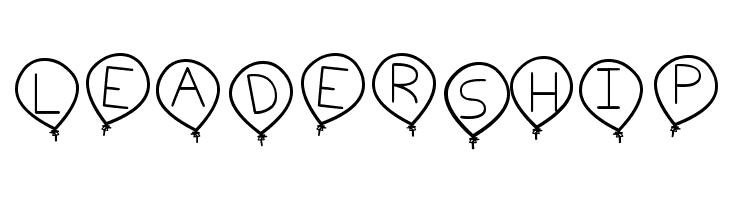 birthday balon tfb  Free Fonts Download