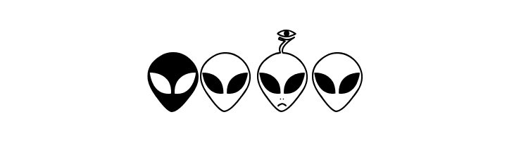 Aliencons TFB  Free Fonts Download