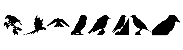 Birds TFB  Free Fonts Download