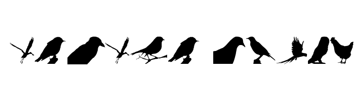 Birds TFB  Free Fonts Download
