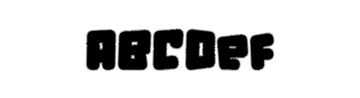 d puntillas [f] tiptoes squid  Free Fonts Download