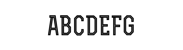 RexBoldInline  Free Fonts Download