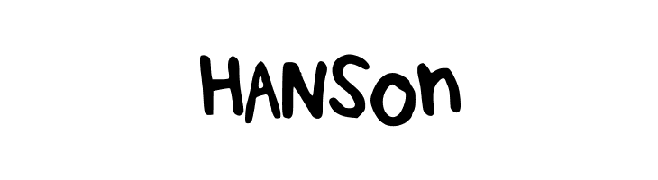 HANSon BrookeShappell10 Font