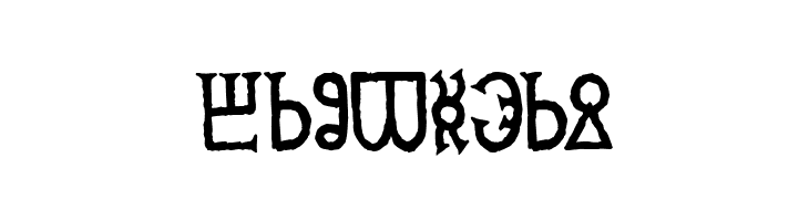 Glagolitic AOE  Free Fonts Download