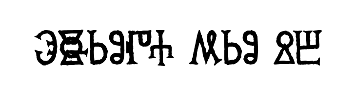 Glagolitic AOE  Free Fonts Download