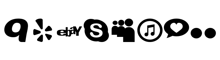 Social Font Face Regular  Free Fonts Download