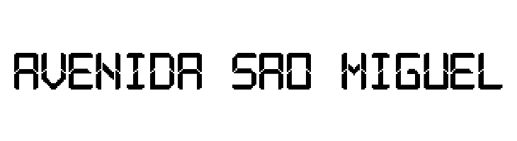 Modern LCD-7  Free Fonts Download