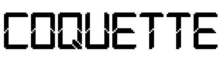 Modern LCD-7  Free Fonts Download