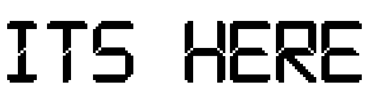 Modern LCD-7  Free Fonts Download