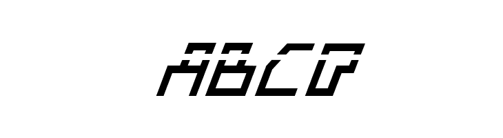 Beam Rider Italic Laser  Free Fonts Download