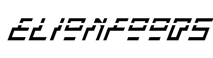 Beam Rider Italic Laser  Free Fonts Download